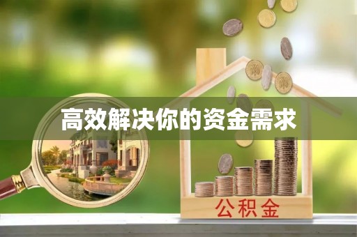 莱山高效解决你的资金需求