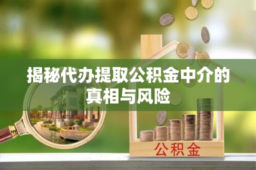 莱山揭秘代办提取公积金中介的真相与风险