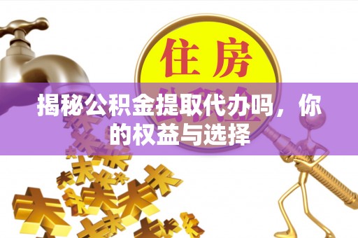 莱山揭秘公积金提取代办吗，你的权益与选择