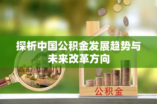 莱山探析中国公积金发展趋势与未来改革方向
