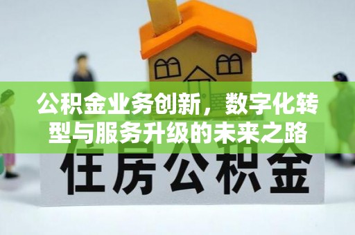 莱山公积金业务创新，数字化转型与服务升级的未来之路