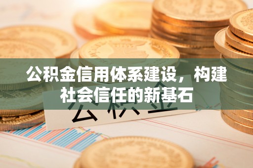 莱山公积金信用体系建设，构建社会信任的新基石