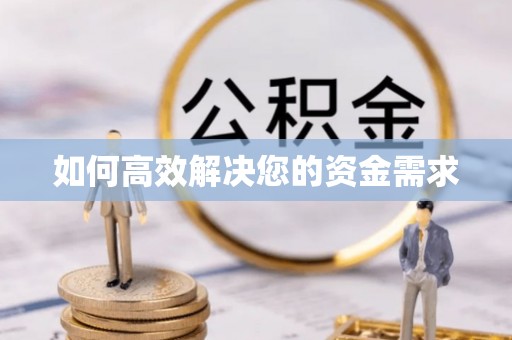 莱山如何高效解决您的资金需求